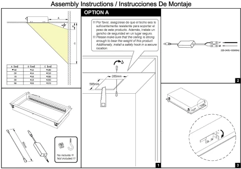 Встраиваемый светодиодный светильник в виде окна Mantra Blue Sky 9094 (220V)