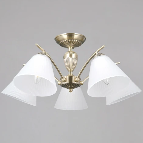 Потолочная люстра на штанге ILLUMICO IL0900-5CSQ-26 AB ELITE