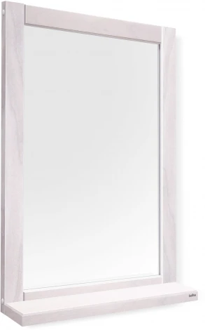Зеркало с полкой Альберо SHT-М2 беленый Sheffilton 3354819801