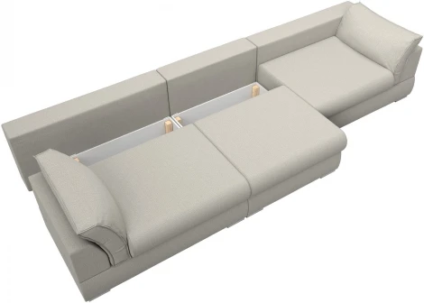 Диван прямой Пекин Long Лига Диванов (Рогожка) арт.122720