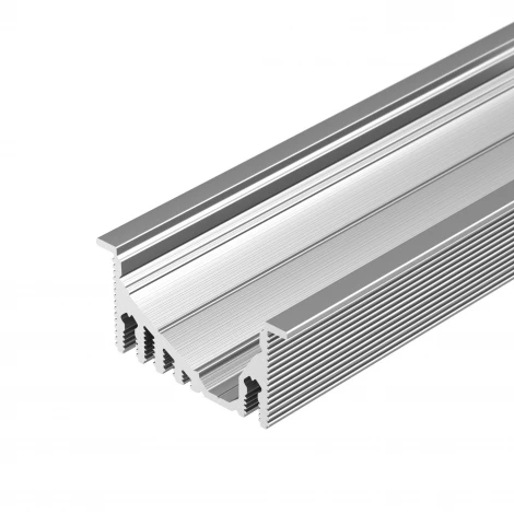 Профиль с экраном ALU-ASYMETRIC-2000 ANOD+FROST LENS (Алюминий) 019270 Arlight