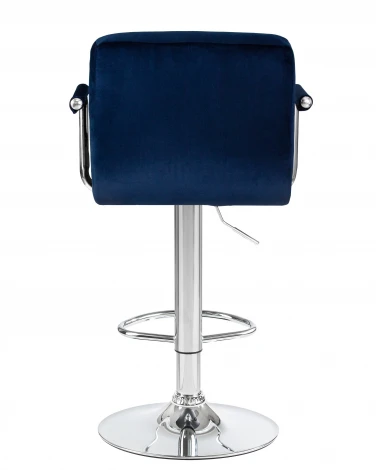 Набор 2 шт стул барный DOBRIN KRUGER ARM (синий велюр (MJ9-117))