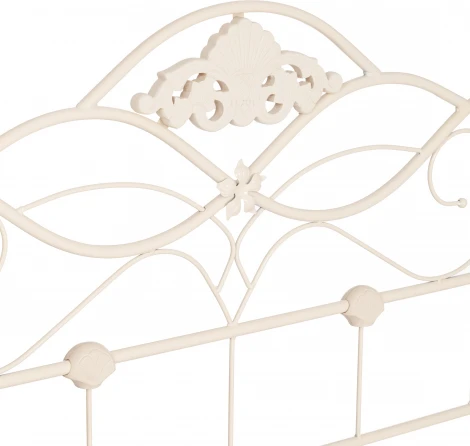 Кровать Tetchair Federica (Дерево гевея,Металл/Белый) 20109