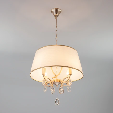 Подвесная люстра Eurosvet Salita 60091/4 перламутровое золото