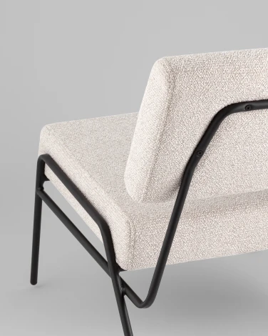 Кресло Теллинг шенилл серо-бежевый Stool Group УТ000041924