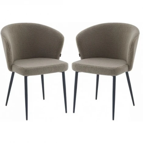 Стул Cadence Serene Hesby (Металл/Букле, Коричневый) арт.HSBI_DC148_brown