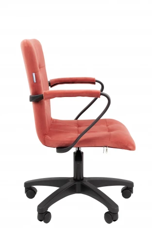 Офисное кресло Chairman 030 Россия ткань Т-28 коралл, пластик 7195741