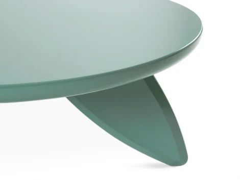 Журнальный столик Lapix round ОГОГО Обстановочка! (МДФ/Зеленый) арт.939719