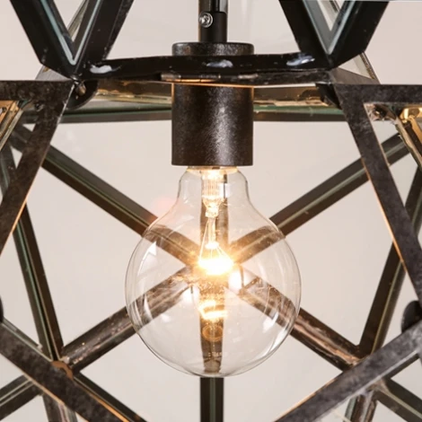 Подвесной светильник (люстра) Black Star Clear Glass 20 См ImperiumLoft 101314-26 (189646-26) (220V, на цепи)