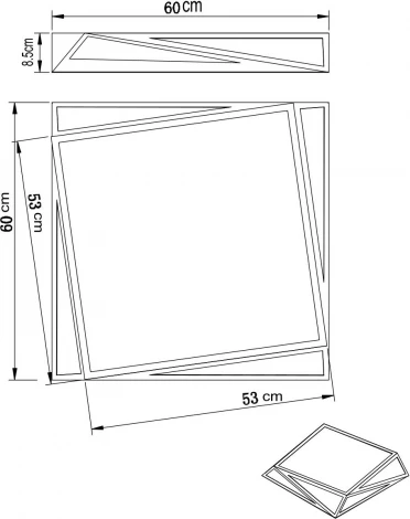 Потолочный светильник Arte Lamp Multi-piazza A1930PL-1WH