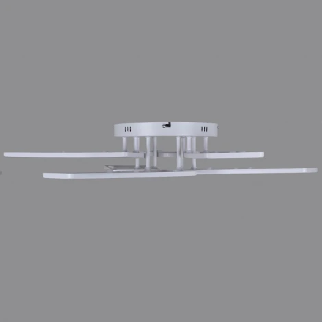 Потолочная люстра светодиодная на штанге с пультом с регулировкой цветовой температуры, яркости и ночным режимом Reluce 03629-0.3-3+3 WH