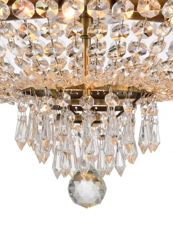 Потолочная люстра Natali Kovaltseva Barocco 81404/6C ANTIQUE