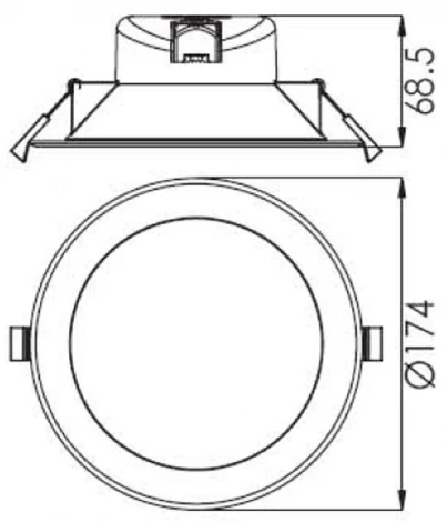 Встраиваемый точечный светильник Deko-Light Acrux 565318 (LED, 220V, круглые)