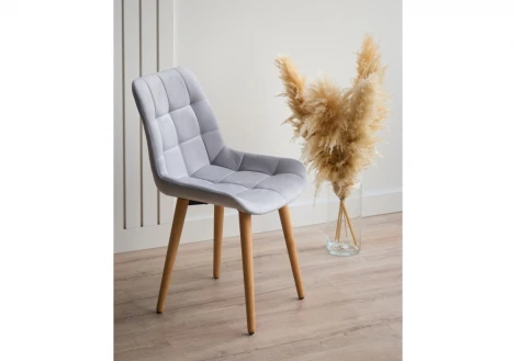 Стул деревянный Челси светло-серый (zd 960) / светлое дерево np 632441