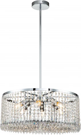 Люстра потолочная на штанге Sfarzo V000278 (12005/6R Chrome) (220V)