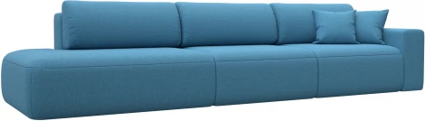 Диван прямой Лига-036 НПБ Модерн Лонг подлокотник справа Лига Диванов (Рогожка) арт.124746