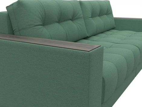 Диван прямой с декором Лига-049 НПБ Лига Диванов (Рогожка) арт.128386