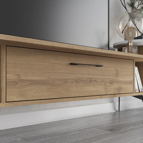 ТВ тумба ADA TV STAND (Дерево/Белый) LEVE