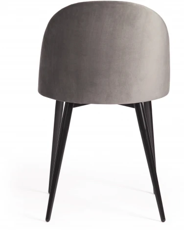 Стул MONRO (mod. 710) ткань/металл, 56х51х80 см, высота до сиденья 47 серый barkhat 26/черный Tetchair 14328