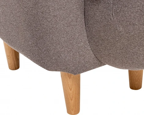 Пуф Leset Maral COMBI (Фанера,Массив дерева,Рогожка) арт.2500000043567