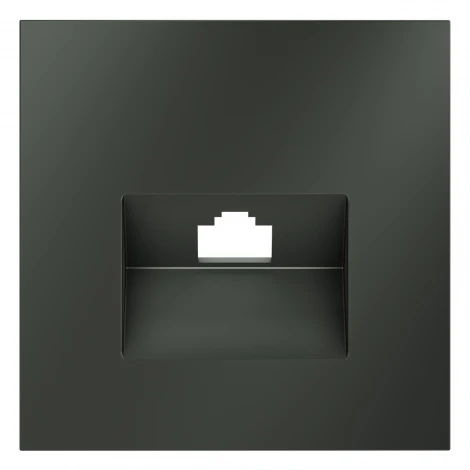 Накладка для розетки компьютерной RJ45 Voltum S70 VLS001306 (титан)