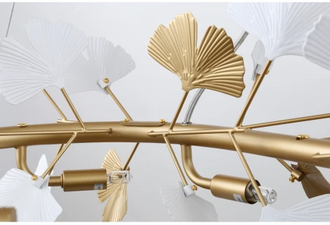 Подвесная люстра Favourite Ginkoa 4080-8P (220V, на тросе, листья)