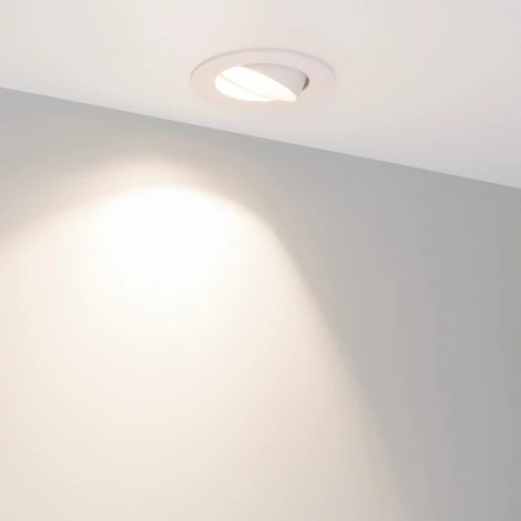 Встраиваемый точечный светильник MS-ATOLL-BUILT-TURN-R94-10W Day4000 (WH, 60 deg, 230V) (Arlight, IP54 Металл) 044600 (LED)