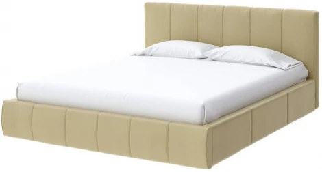 PROxSON Кровать Varna Grand без основания (Экокожа Бежевый) 140x200