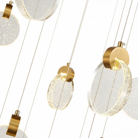 Подвесной светильник ST Luce Montecelio SL6104.203.16 (LED, 220V, хрусталь, на проводе)