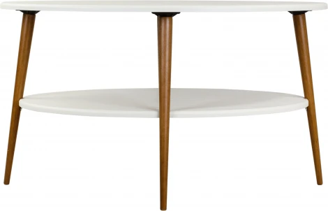 Стол журнальный BeautyStyle 29 белый/бук Mebelik арт.009065