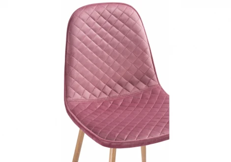 Стул Woodville на металлокаркасе Capri pink / wood 11949
