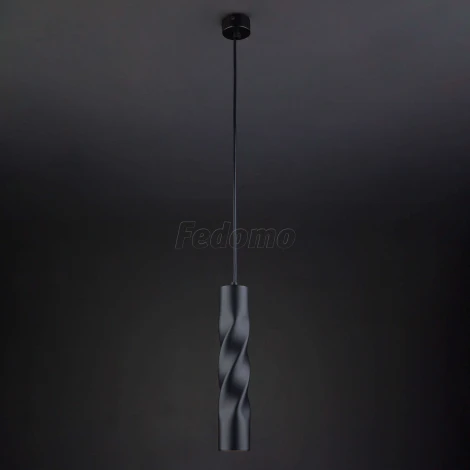 Подвесной светильник Eurosvet Scroll 50136/1 LED черный (220V, на проводе)