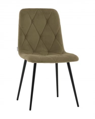 Стул Одди Diamond велюр пыльно-оливковый Stool Group арт.УТ000041444