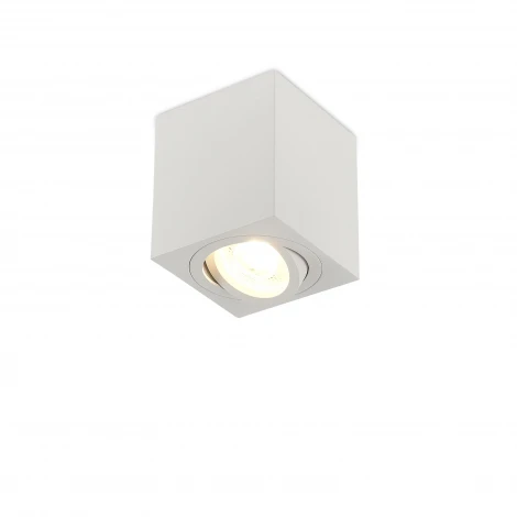 Накладной светодиодный светильник GU10 белый без лампы Donolux Basis DL18613SQ1W