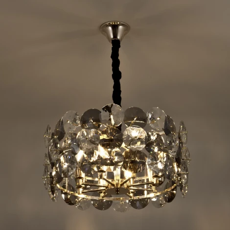 Подвесная люстра хрустальная Modelux MODELUX ML.7191.8 GD