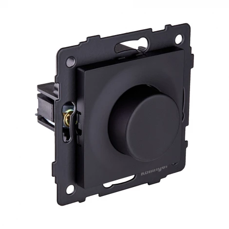 Светорегулятор для светодиодных ламп проходной 500W черный матовый Kollinger REA-048BM для Aspekt, Eleganz, Reflex