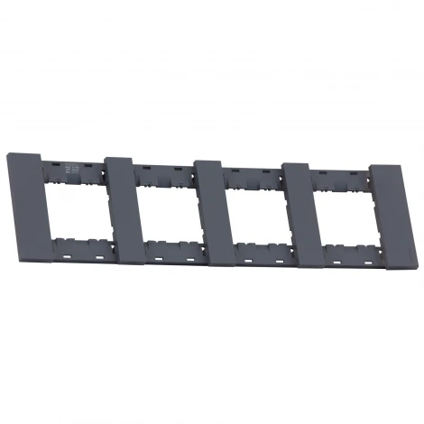 Рамка 4-ая графит матовый Meiton AA4802M4AL