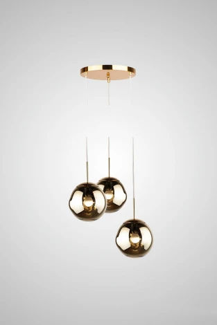 Подвесной светильник AM Group AM352 AM352-3GL (220V, на проводе, шар)