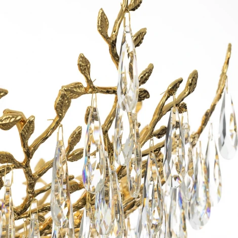 Подвесная люстра Citilux Ritz CL310122 (220V, подвески, на цепи, листья, ветки)