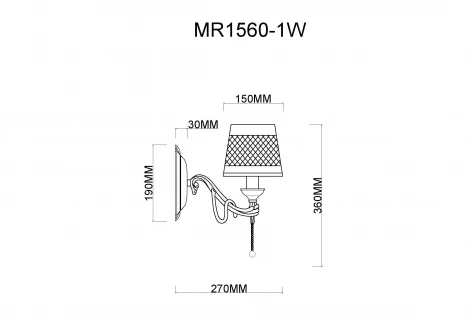 Бра MyFar Dana MR1560-1W
