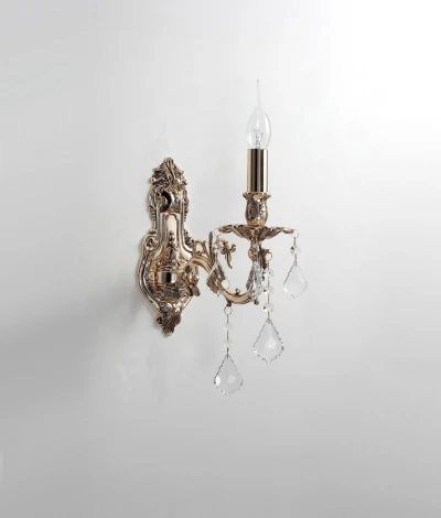 Бра Lucia Tucci Barletta W122.1 coffe gold (220V, подвески, подсвечник, свеча)