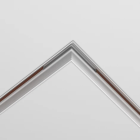 Коннектор угловой Exility встраиваемый белый Maytoni Accessories for tracks TRACL034-42W-R