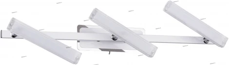 Настенно-потолочный светильник IDLamp Roberta White 406/3A-Whitechrome