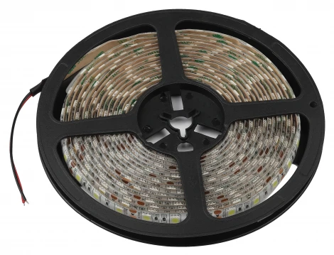Светодиодная лента 12V 5м белый теплый ЭРА LS5050-14,4-60-12-3000K-IP65-1 year-5m