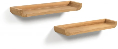 Полка La Forma (ex Julia Grup) Shamel (Дерево,Тик)