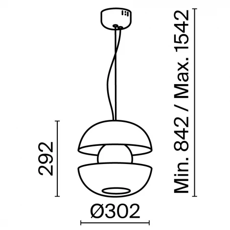 Подвесной светильник Maytoni Rebel MOD322PL-L6B3K (LED, 220V, на тросе, шар)
