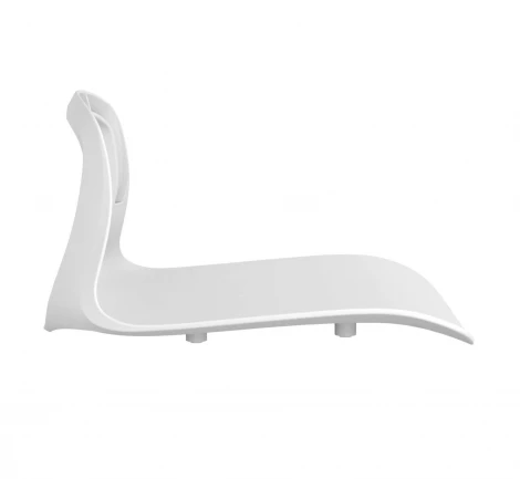 Стул полубарный Sheffilton SHT-ST59/S196-1 белый/черный муар 7723189101