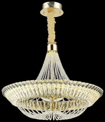 Потолочная люстра Wertmark Daria WE103.73.303 (LED, 220V, хрусталь, на цепи, круглые)