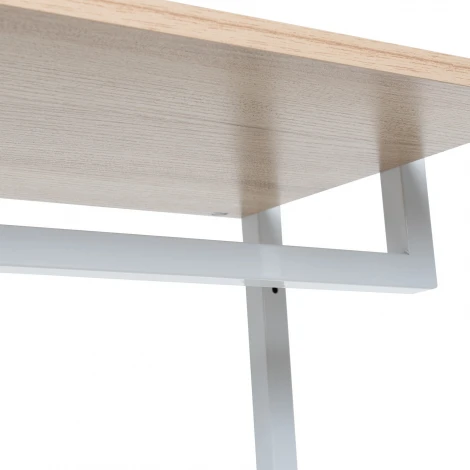 Комод Leset Ноа с вешалкой (Сталь,Искусственный лен/Светло-серый) арт.2500000225543