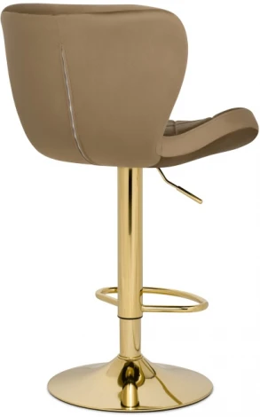 Барный стул Woodville Porch dark beige / golden 15505